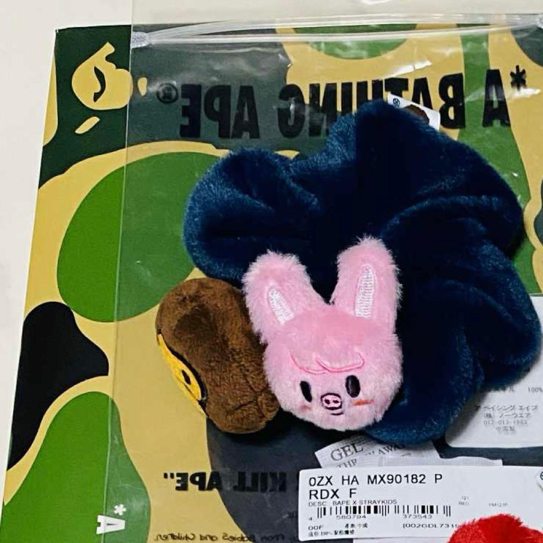 アイドル BAPE x STRAY KIDS SCRUNCHIE