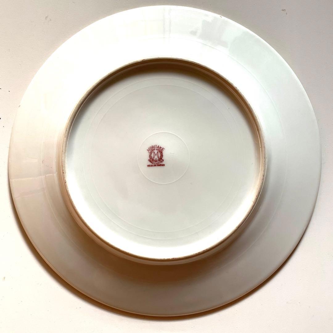 ＊写実画清流魚＊1919年-1940年・２２cm・金盛・金彩・オールドノリタケ・