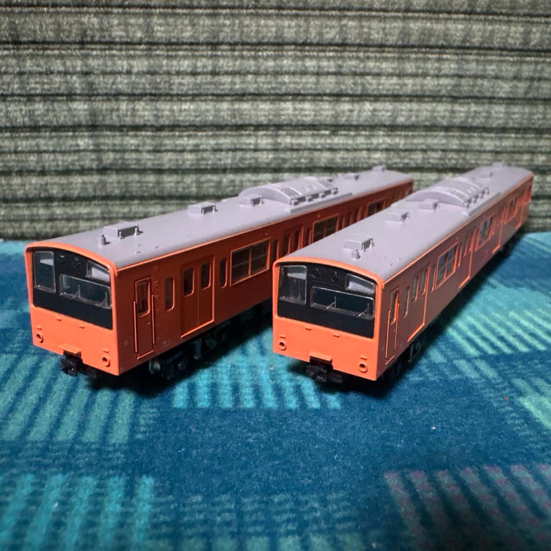 KATO 201系 試作車 オレンジ 4両セットジャンク