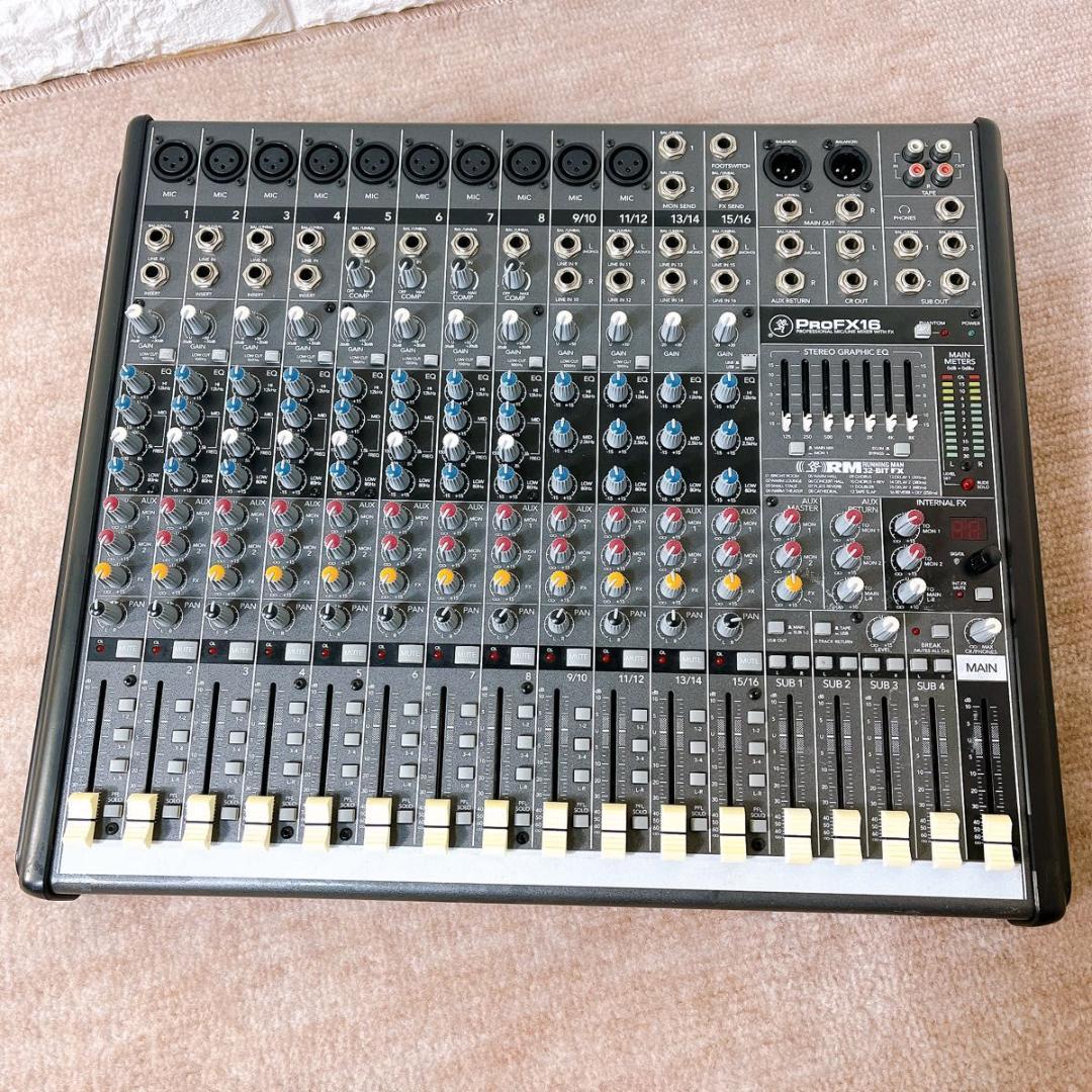 MACKIE マッキー PROFX16 アナログミキサー 16チャンネル 4バス