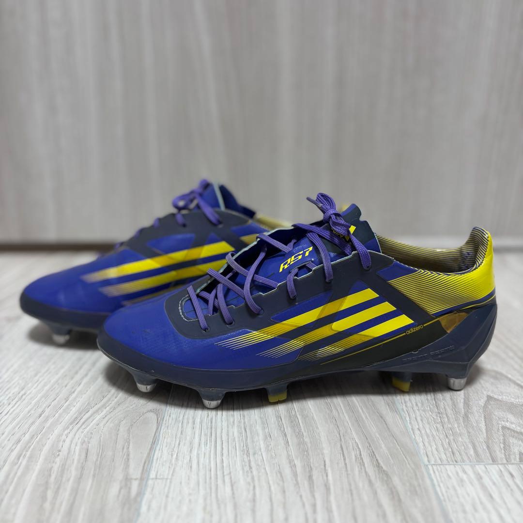 ※希少 販売終了adidas RS7 スパイクシューズ 紫/黄 25cm