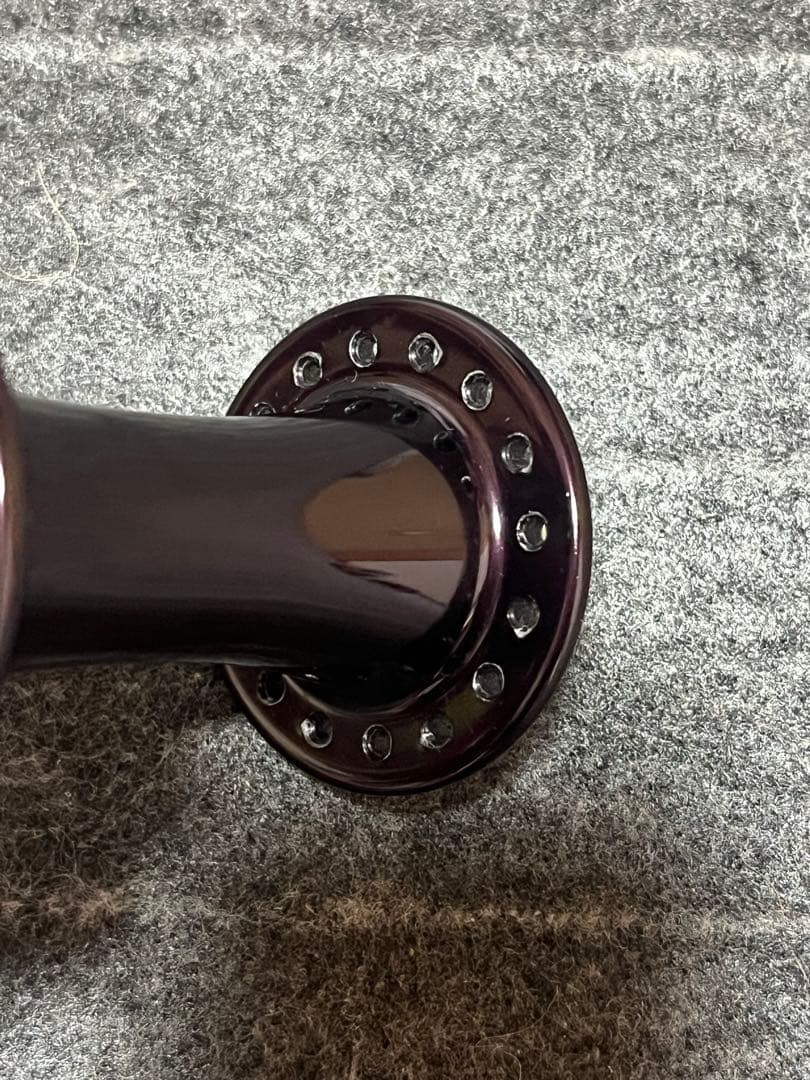 CHRIS KING R45クリスキングフロントハブ黒black bluelug