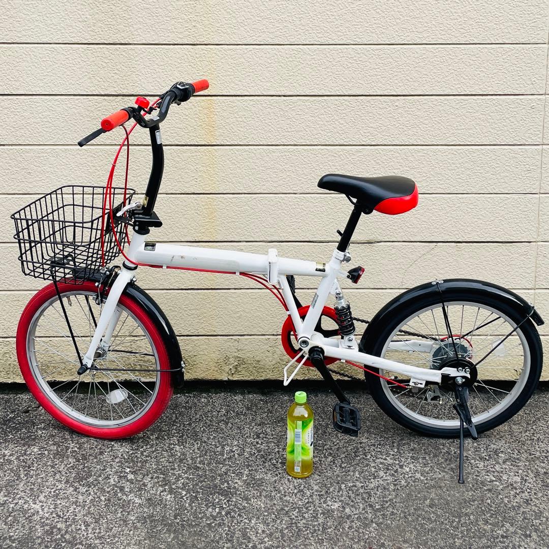 折り畳み自転車 GRAPHIS 20インチ リアサス シマノ6段変速 ミニベロ