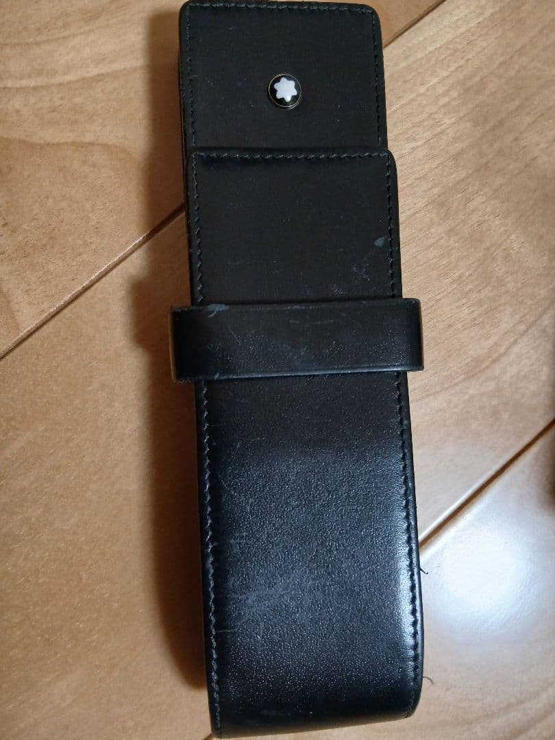 Montblanc ブラックレザー 筆箱