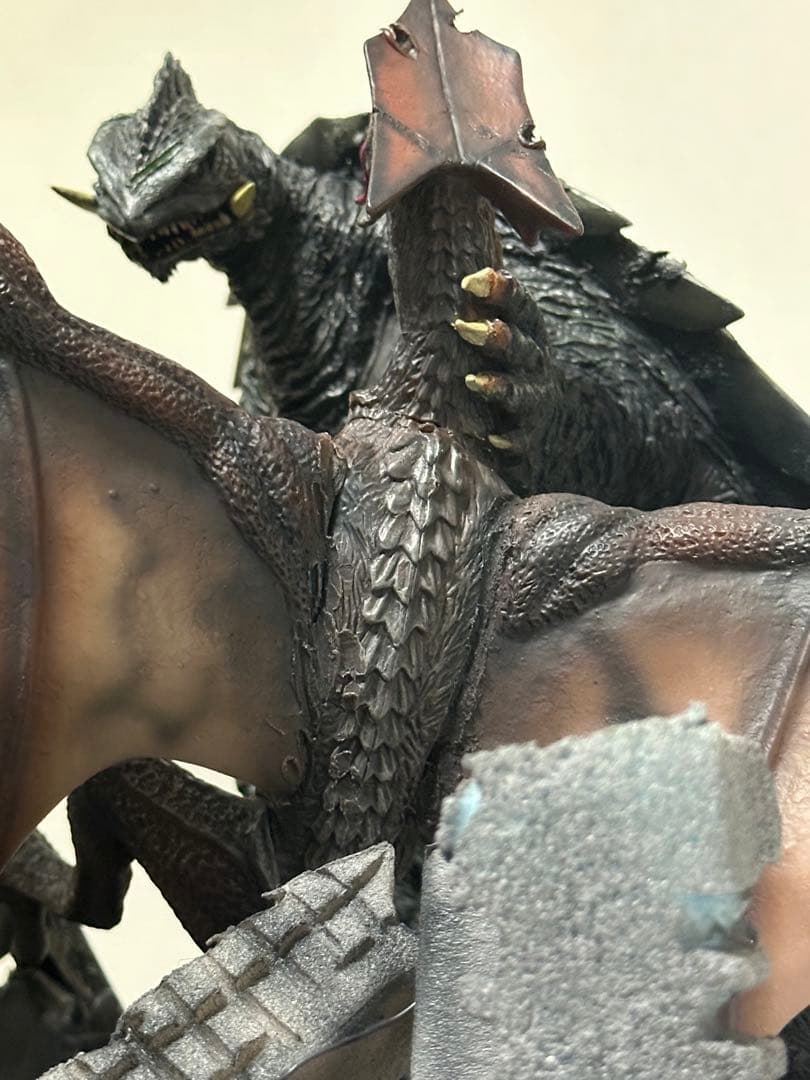 海洋堂　ガメラ3 ギャオス駆除イメージジオラマ　ソフビ完成品