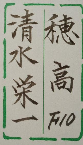 清水栄一　 　　穂高