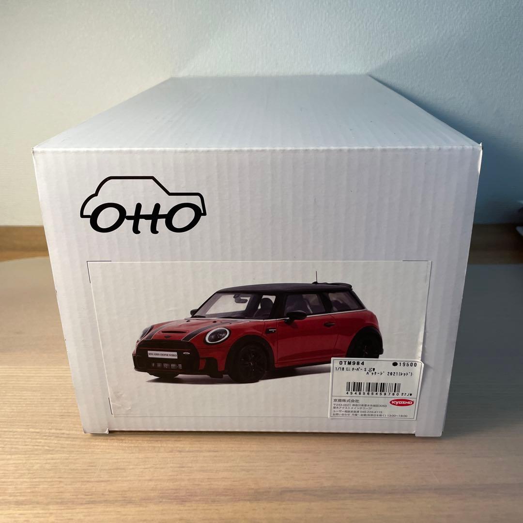 オットー　ミニ　クーパーs ジョンクーパーワークス　1/18 ミニカー　レッド
