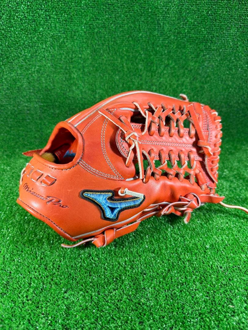 ミズノプロ　硬式　内野手　ダイバーシティブルー　1AJGH25223