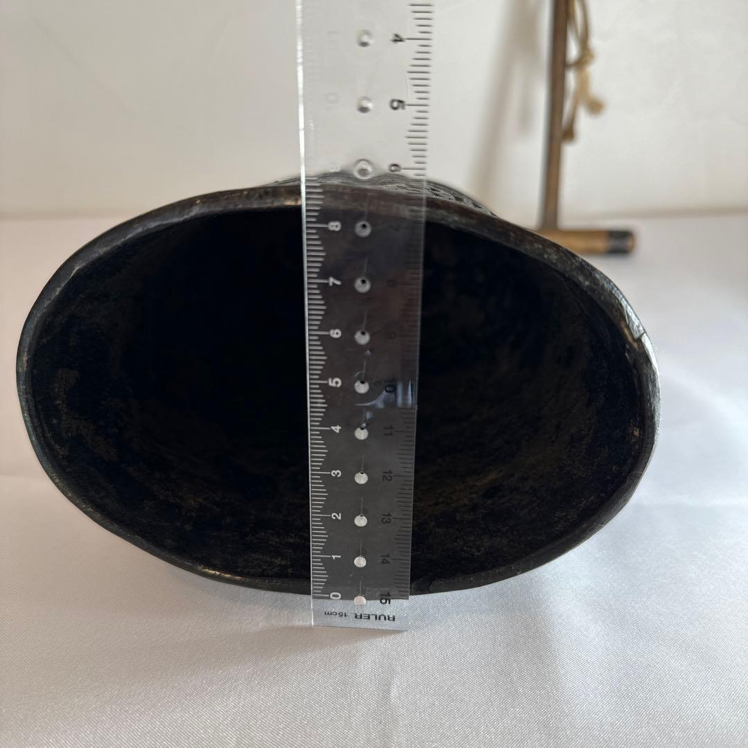 吊鐘　古銅 釣鐘 金属 工芸品　骨董　古道具　青銅器