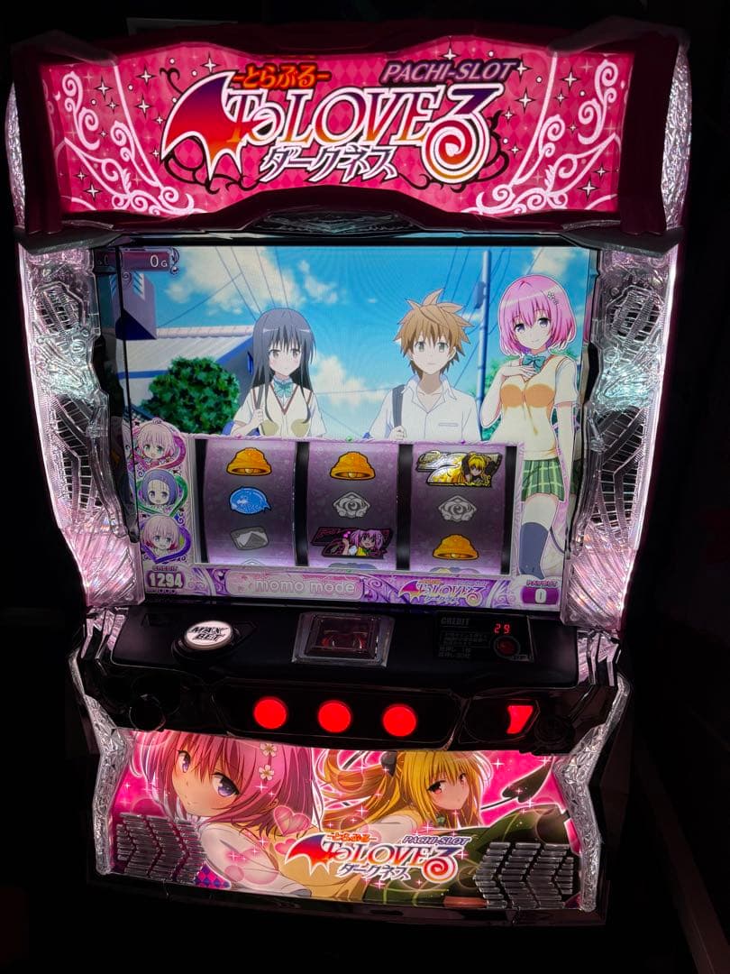スマスロ「TOLOVEるダークネス」 スロ実機　オートプレイ付き