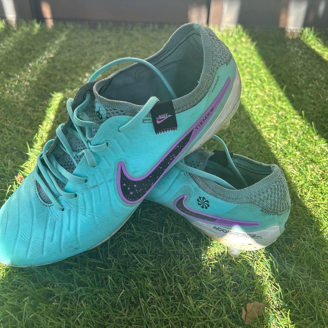 Nike Tiempos アクアブルー サッカーシューズAG