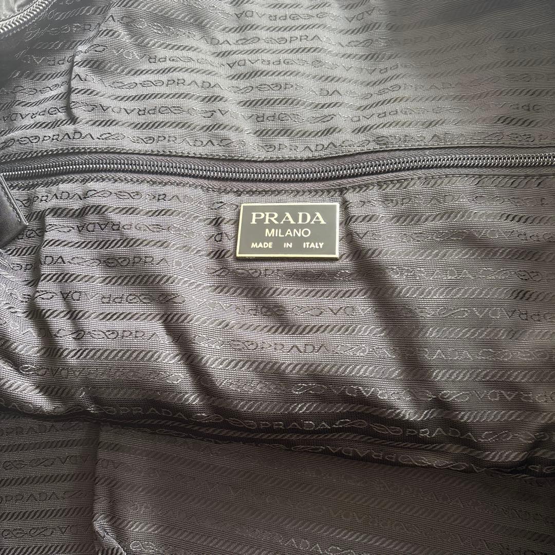 PRADA ボストンバッグ ブラック ナイロン　大容量