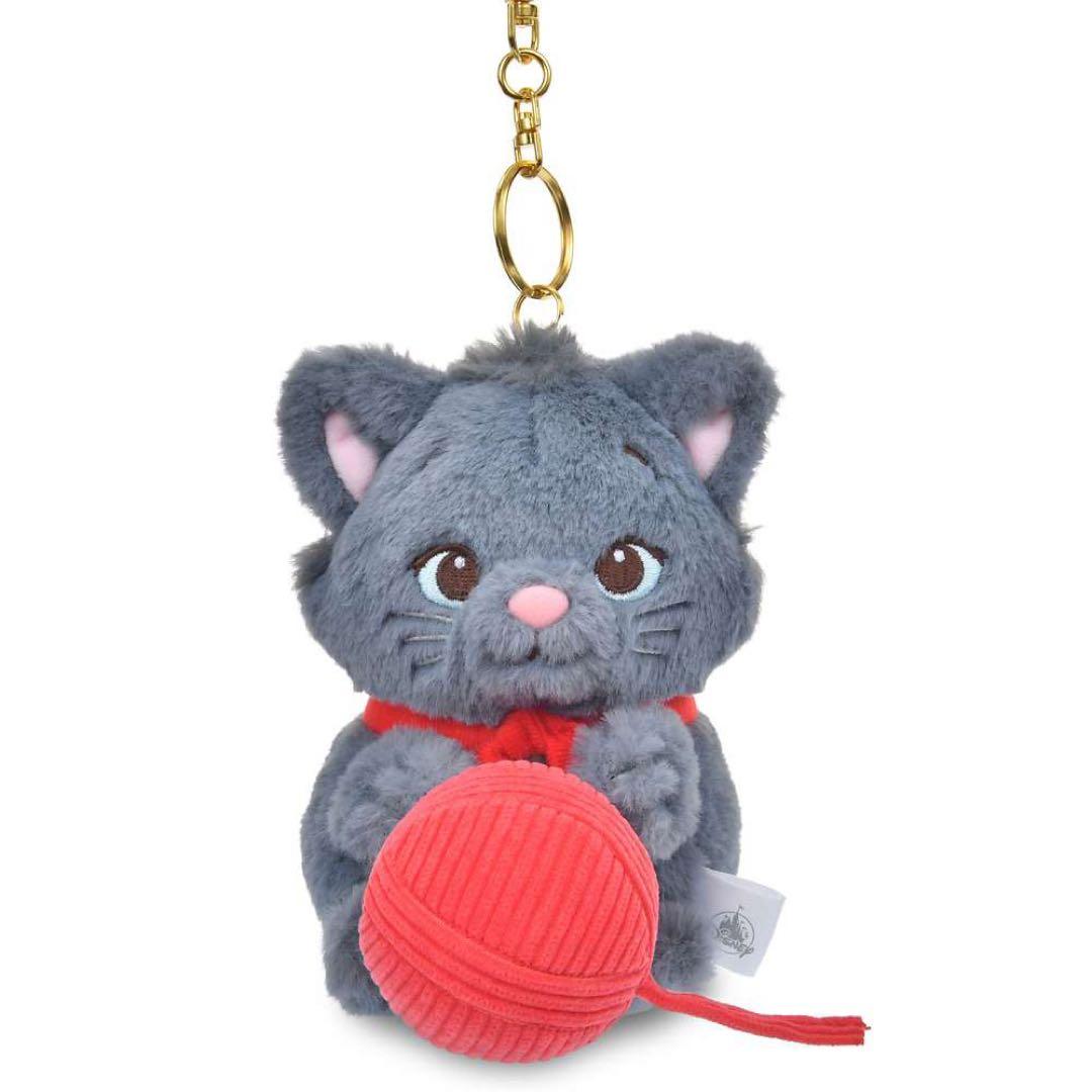 ディズニー　マリー・ベルリオーズ・トゥールーズ　ぬいぐるみキーチェーン　毛糸玉