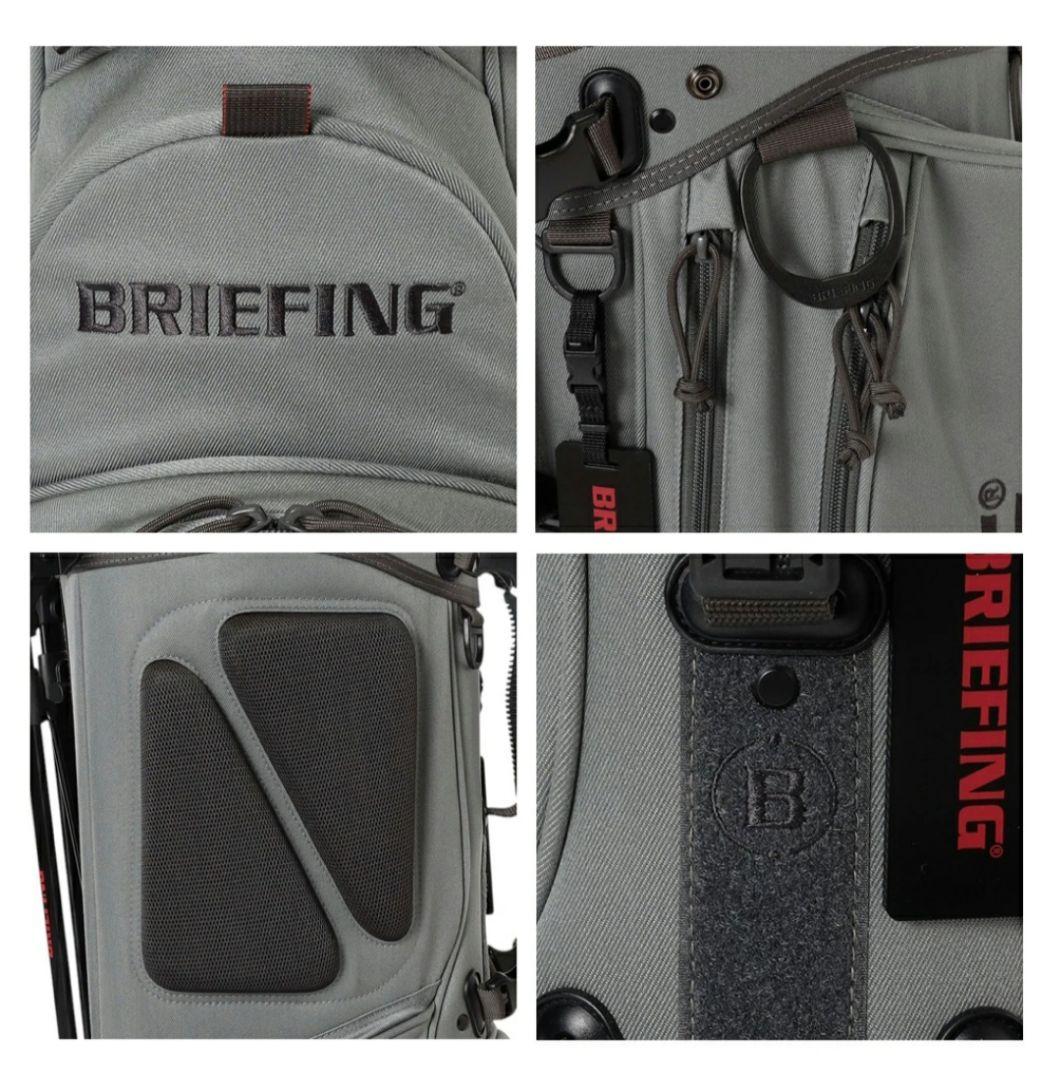 BRIEFING スタンドゴルフバッグ グレー