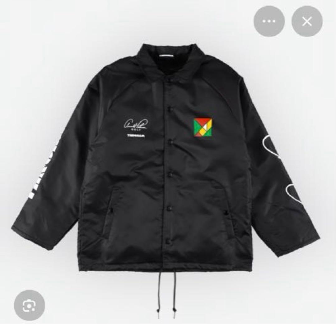 タングラム アーノルドパーマー ナイロンボアコーチジャケット ブラックXL