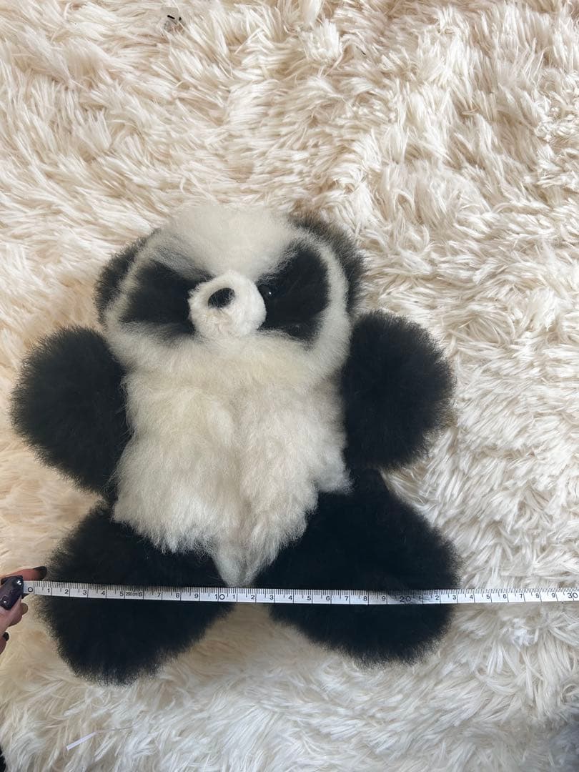 ❣️新商品❣️ベビーアルパカ 100％ パンダ ぬいぐるみ アルパカ ぱんだ