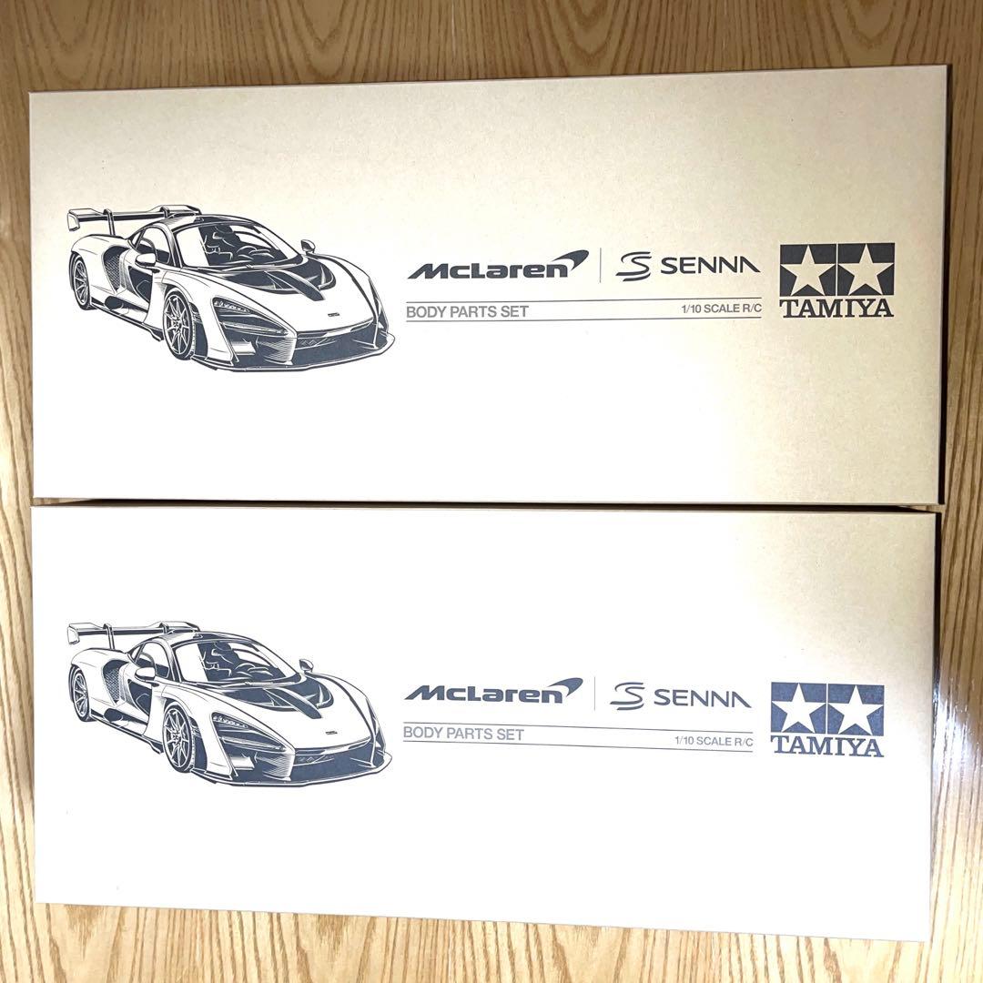 【2台セット】新品未開封　タミヤ　マクラーレン セナ スペアボディセット