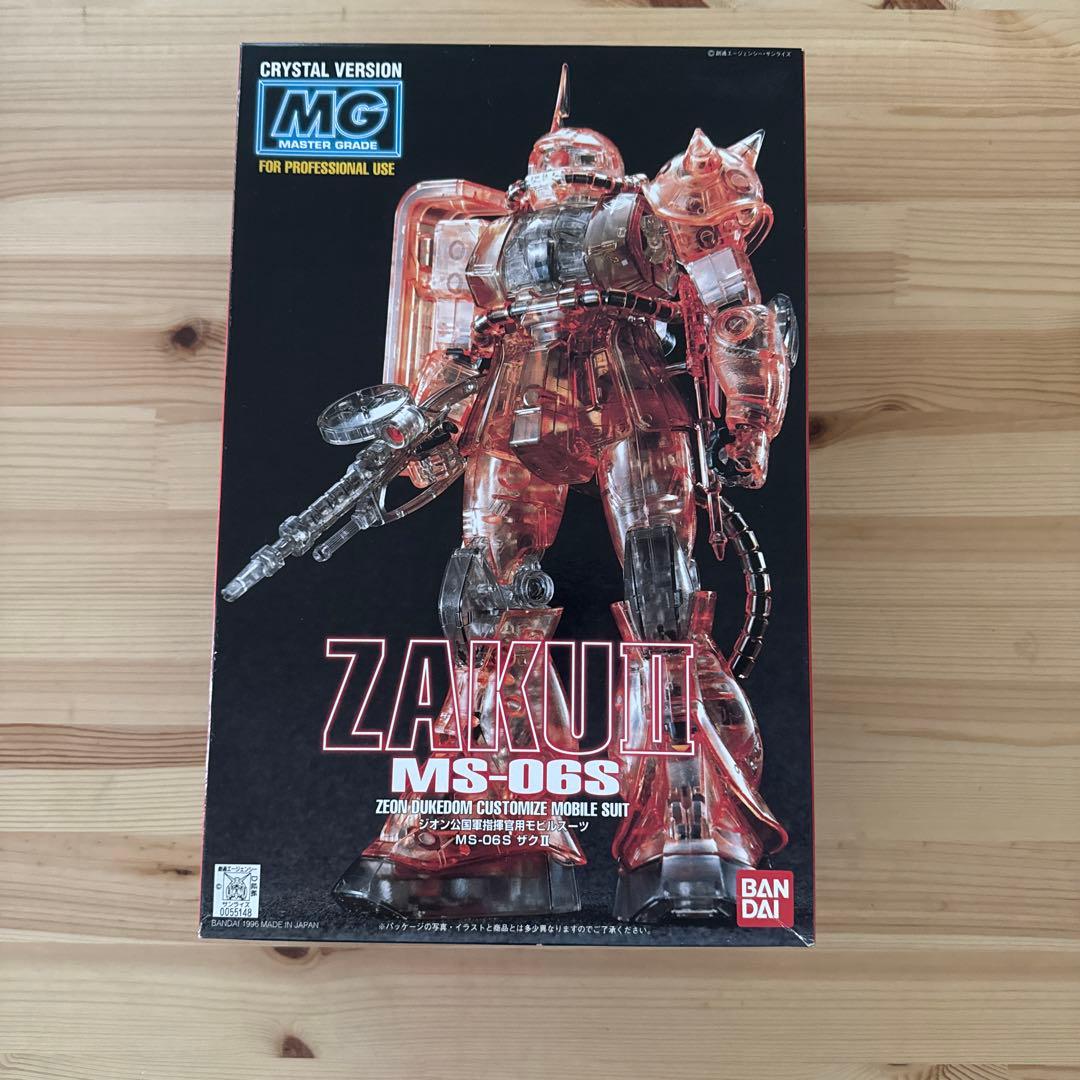 【希少品・新品・未開封品】1/100スケールMGクリスタルバージョン3点セット