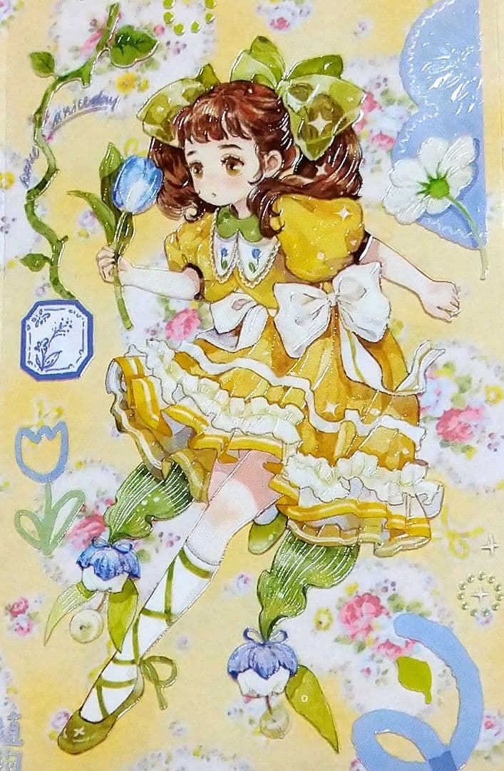のこり２✩再販✩J883＃一日小田园(水晶)野柚切り売り海外人物マステ女の子
