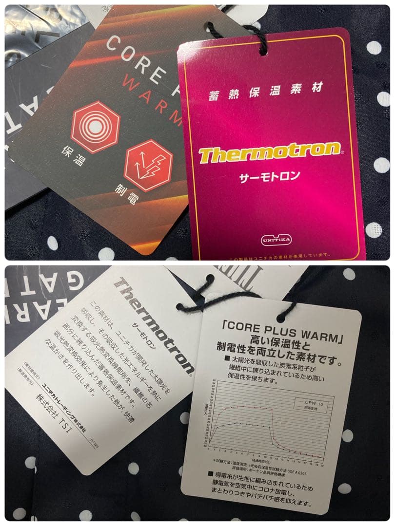 新品 パーリーゲイツ タフレックス×サーモトロンパンツ ミニドット柄(5)L/紺