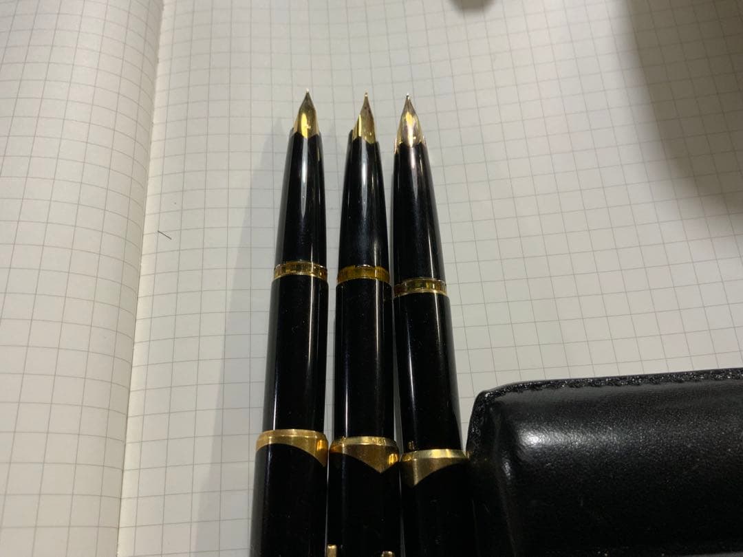モンブラン 121 ペン先18K 3本セット　(値下げ不可)