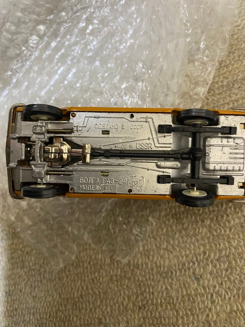 【希少】ソ連製 ミニカー 1/43 GAZ-24 ヴォルガ アエロフロート仕様