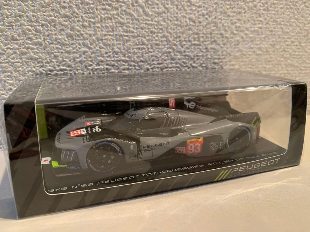リアウィングレス！1/43 プジョー 9X8 WEC IN JAPAN 2022