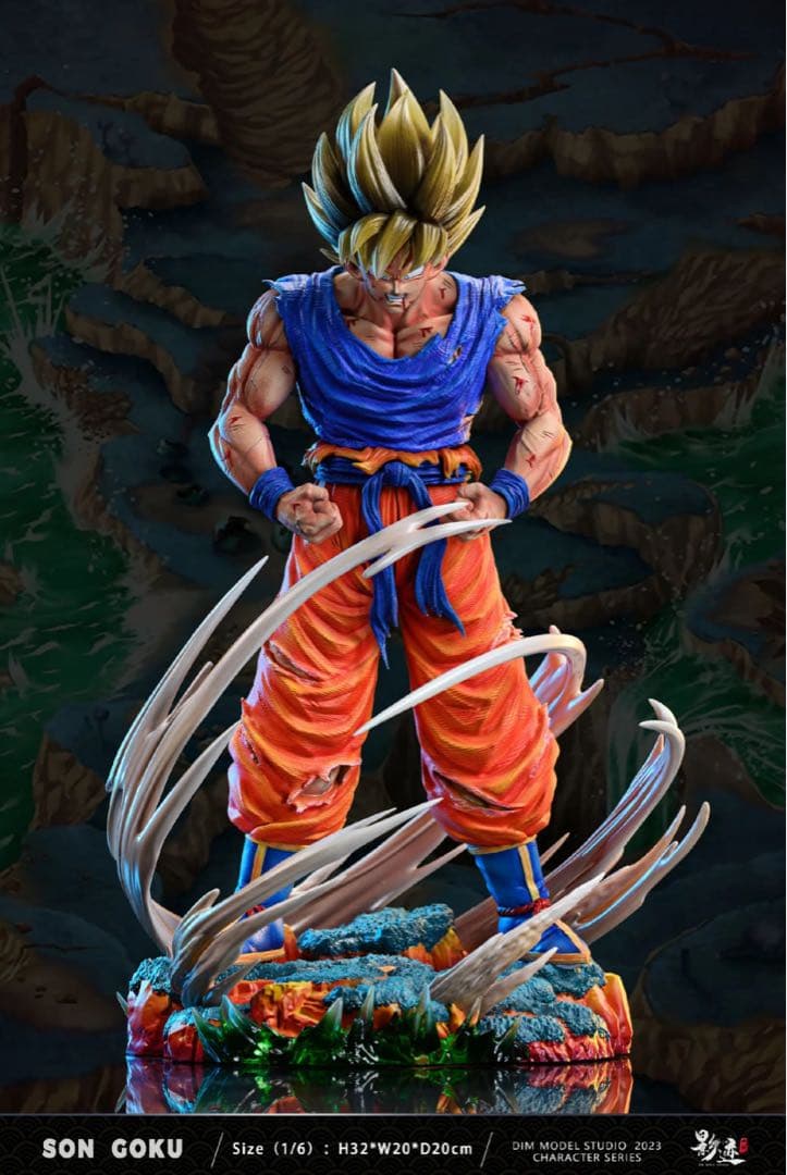 ドラゴンボール 孫悟空 ガレキ ガレージキット スタチューX①③③