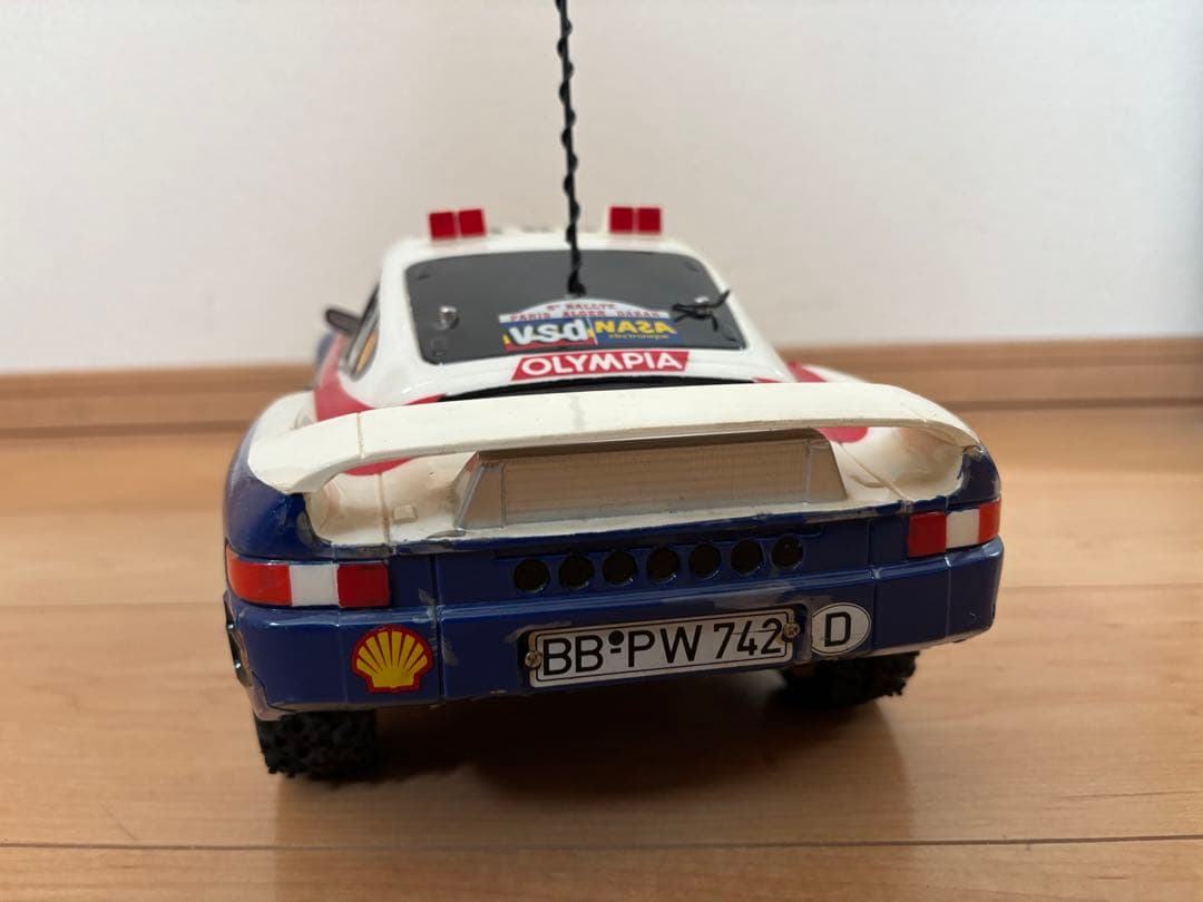 【当時物！テクニゴールドモーター付き！】タミヤ 1/12RC ポルシェ959！