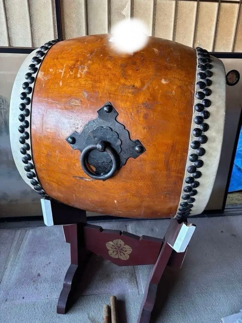 長胴太鼓　直径約46cm 中古　太鼓のみ