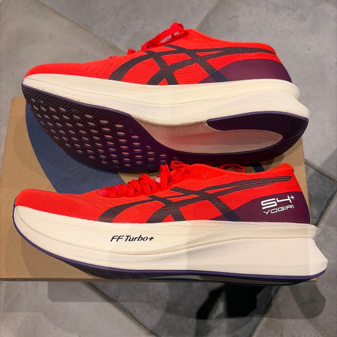 asics S4 yogiri 25cm 試し履きのみ美品　ランニングシューズ