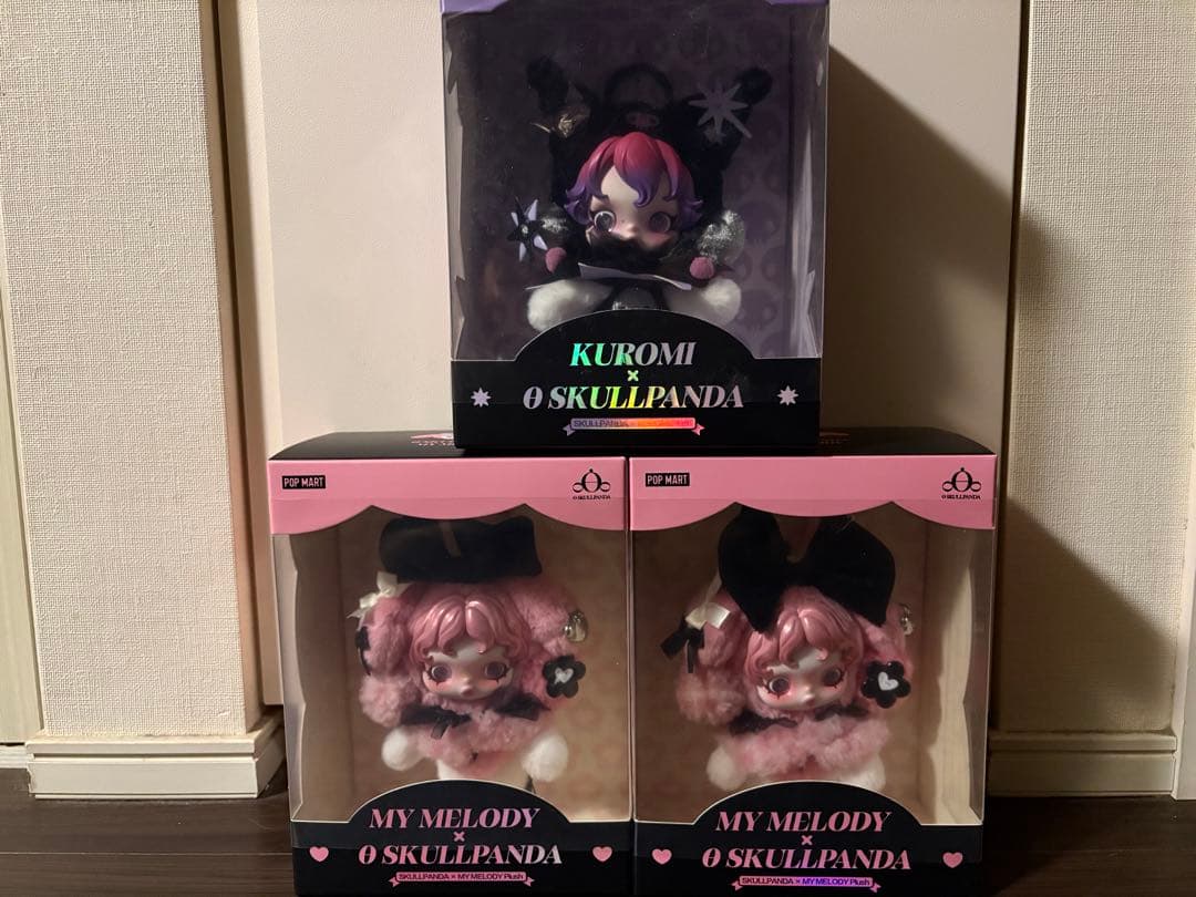 ❤️POPMART スカルパンダ マイメロディー・クロミ❤️