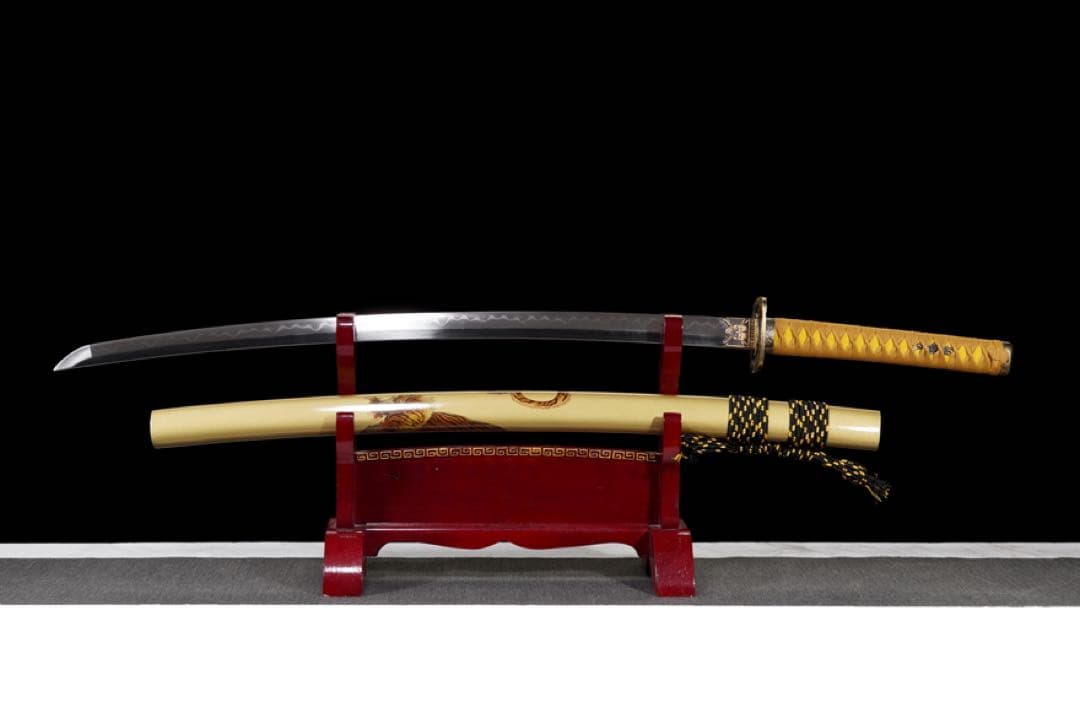 猛虎 刀装具 日本刀 武具 鑑賞刀 居合刀 模造刀 舞踊刀