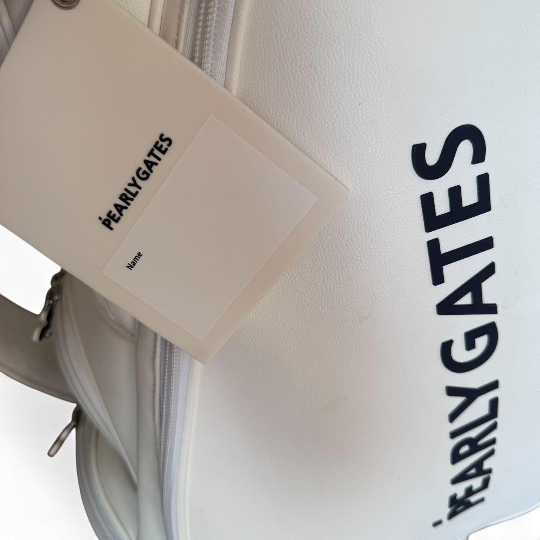 現行モデル　限定シリアル付　パーリーゲイツ　キャディバッグ　白　ディズニーコラボ