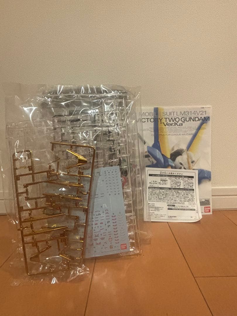 MG 1/100 V2ガンダム Ver.Ka メカニカルクリア/ゴールドメッキ