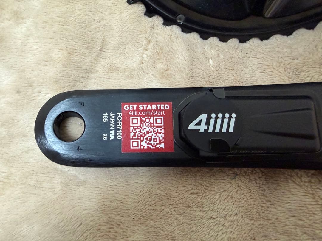 【未使用】4iiii パワーメーター付きシマノ105 12s 165mmクランク