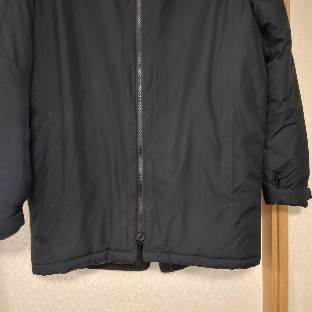 【美品】Nike ブラック黒 セミロングベンチコートXL
