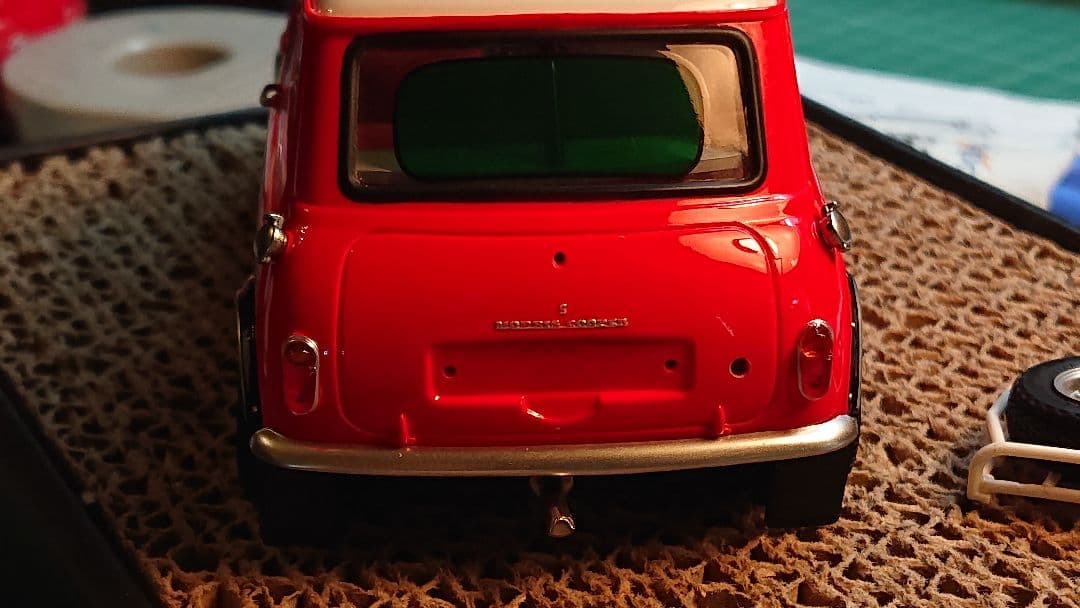 タミヤ モーリス ミニクーパー モンテカルロ ラリー プラモデル 完成品