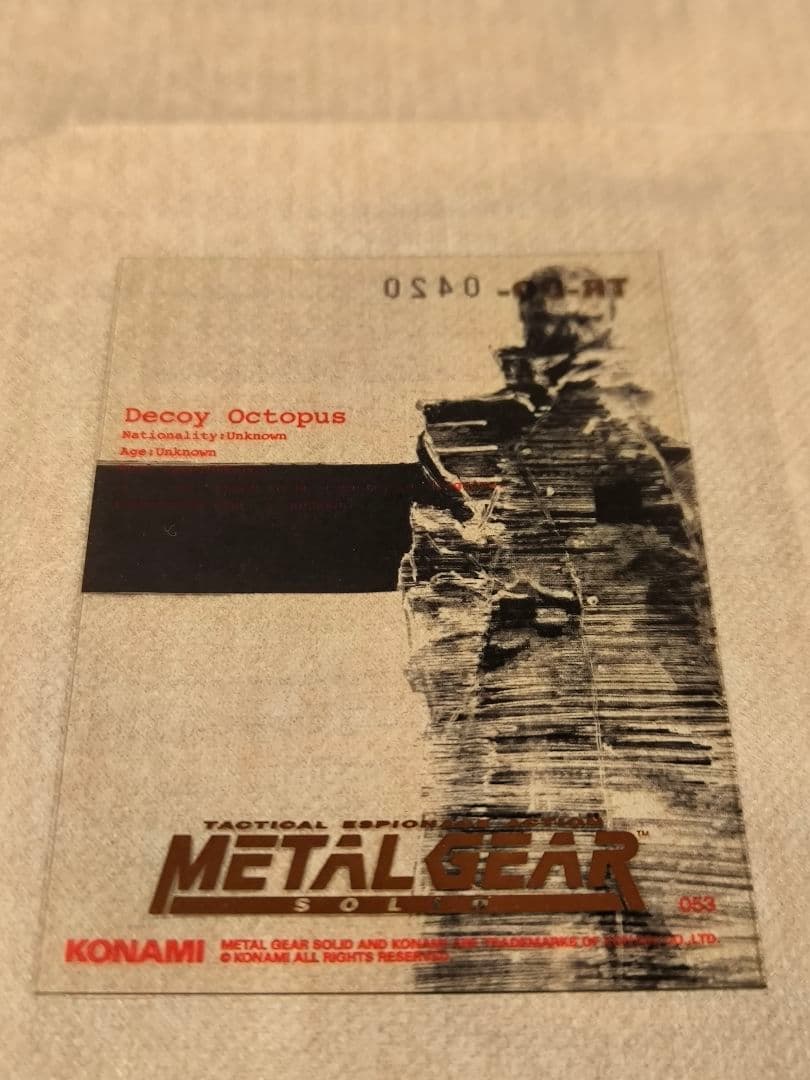 【L GEAR SOLID】トレーディングカード