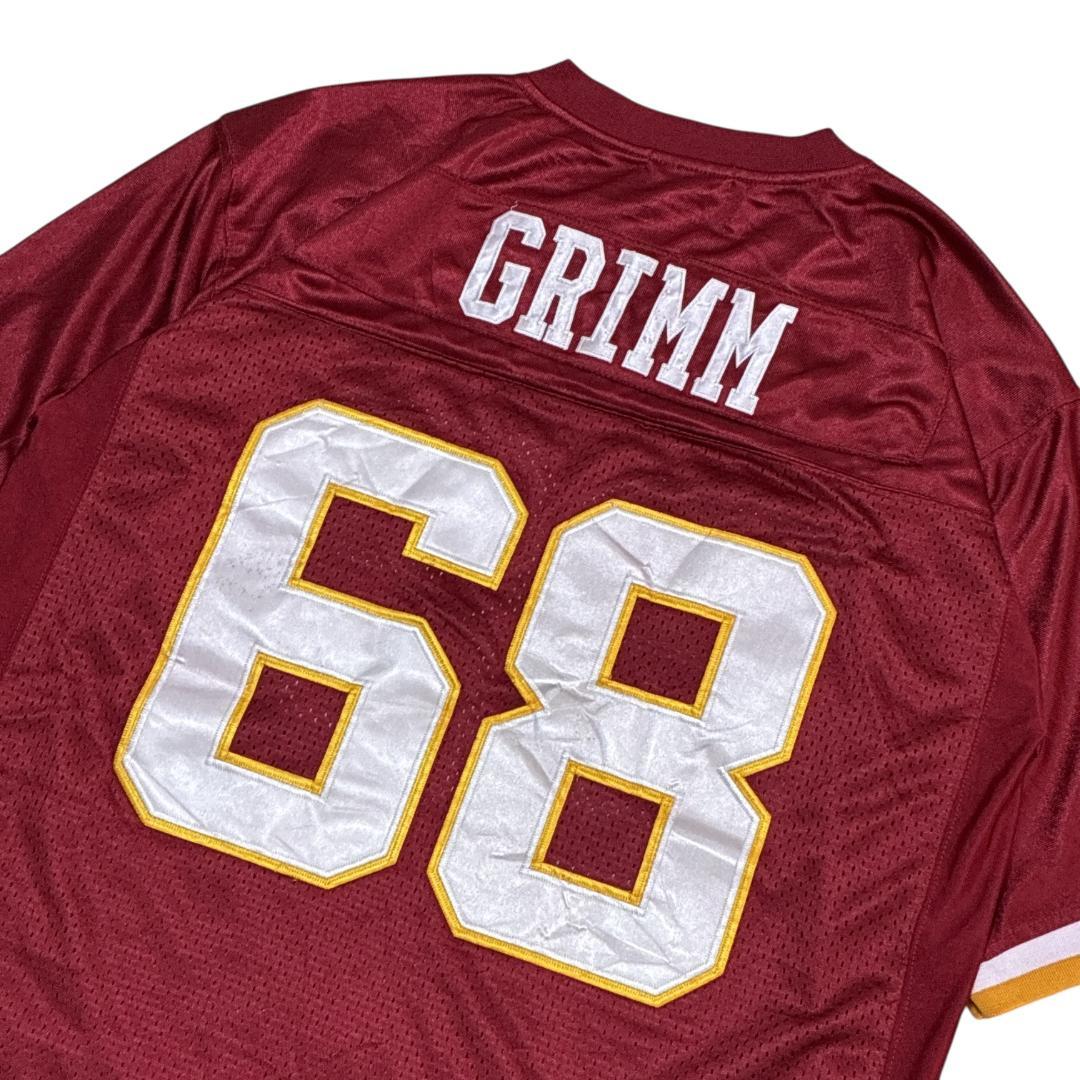 NFLレッドスキンズ ミッチェル＆ネス 刺繍 アメフトゲームシャツ ユニフォーム