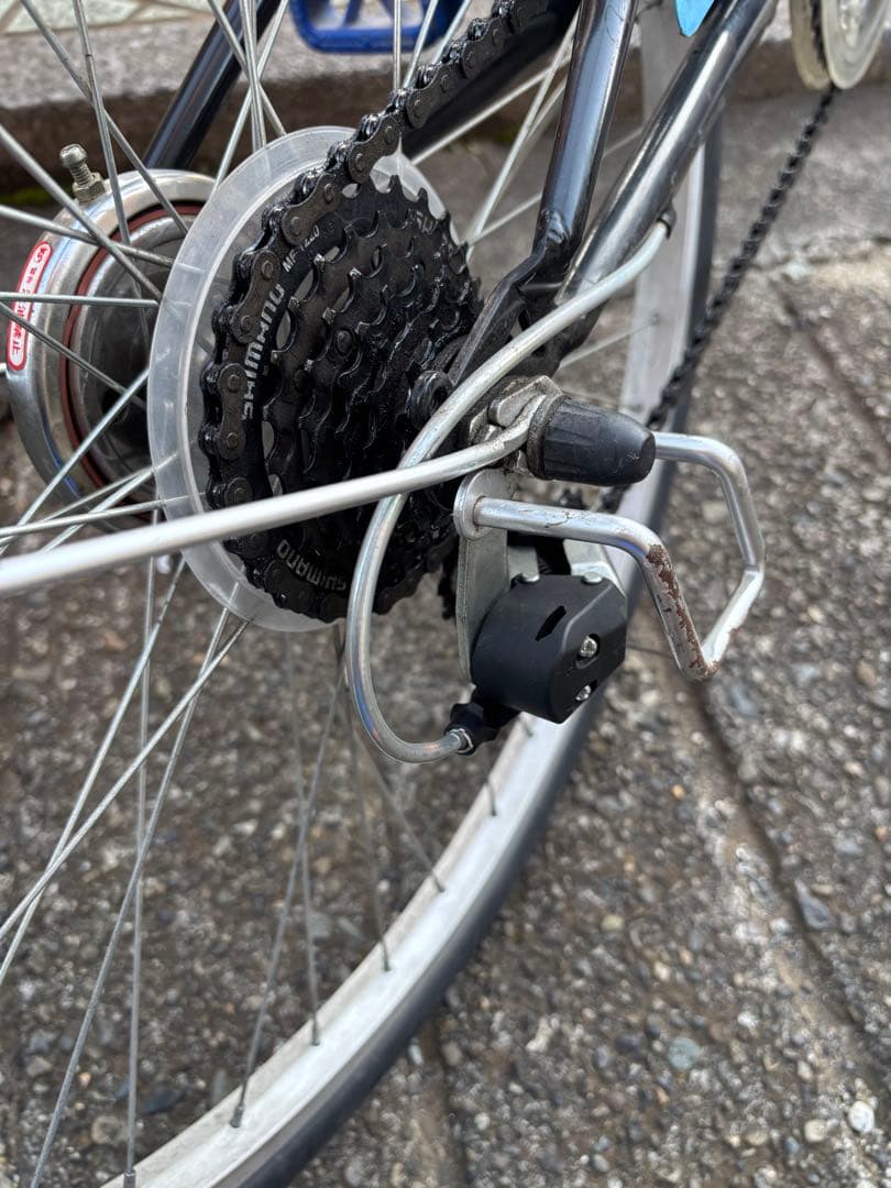 【引取のみ】24インチ子供用自転車　オートライト/変速機付き