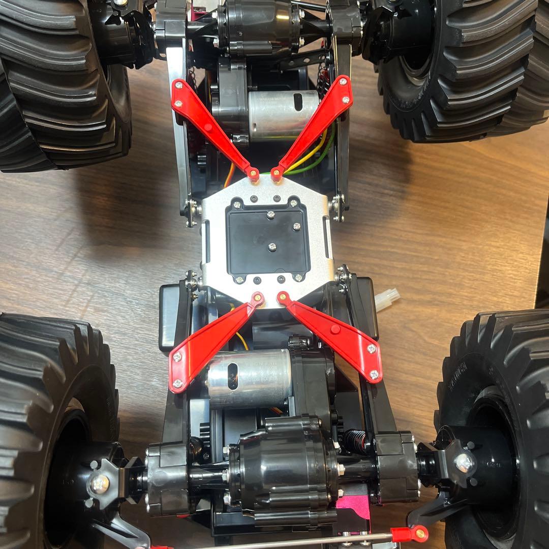 タミヤ スーパークラッドバスター ブラック エディション　OP付き。