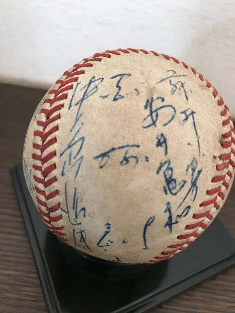希少！★昭和25年 大洋ホエールズ創設年の選手サインボール◆ 横浜DNA