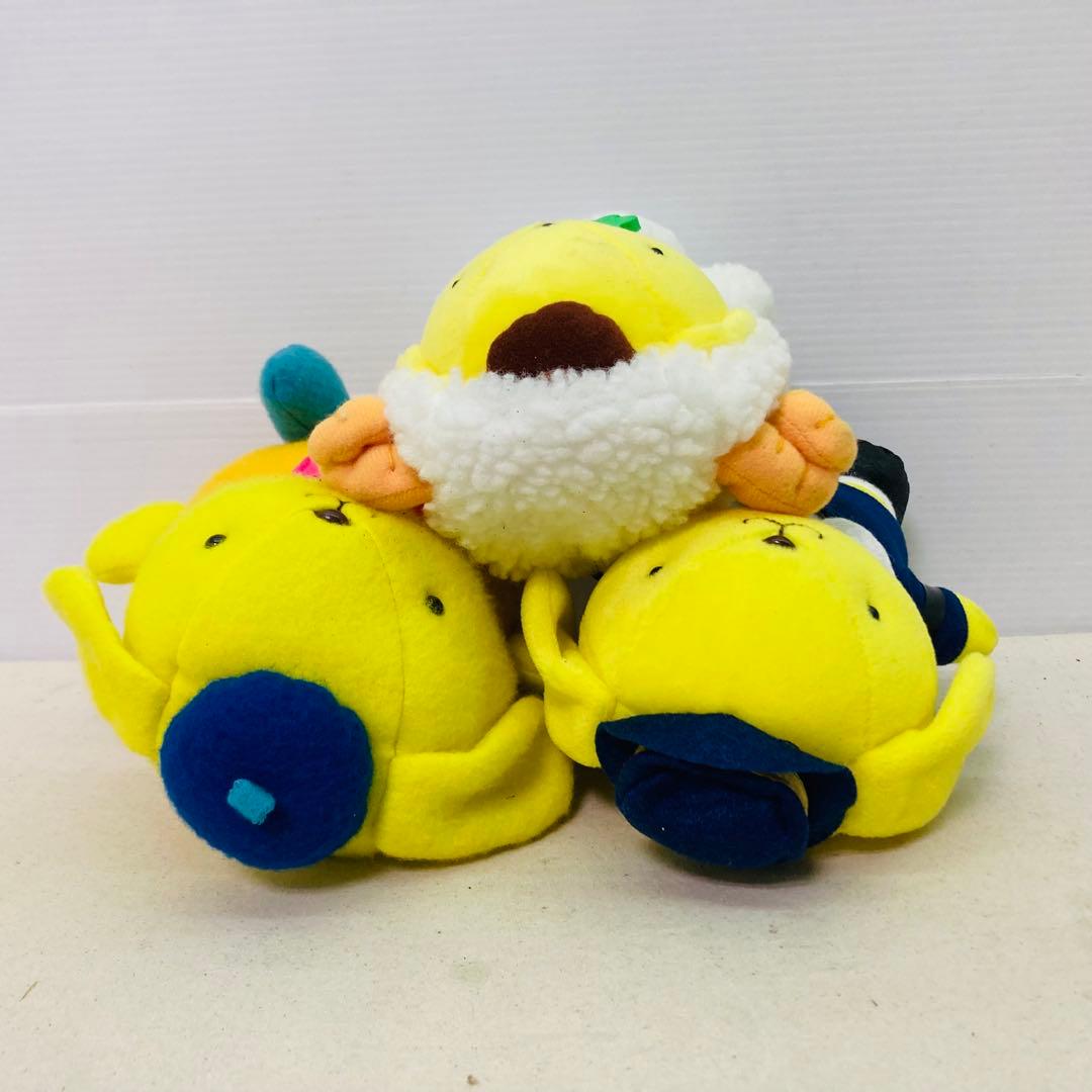 【３種セット★1999年製あり】サンリオ　ポムポムプリン　ぬいぐるみ　マスコット