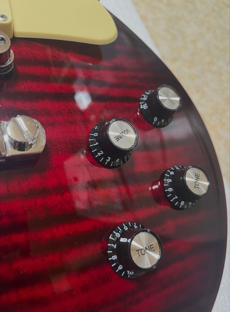 ギター GROTE Red LP Style Guitar