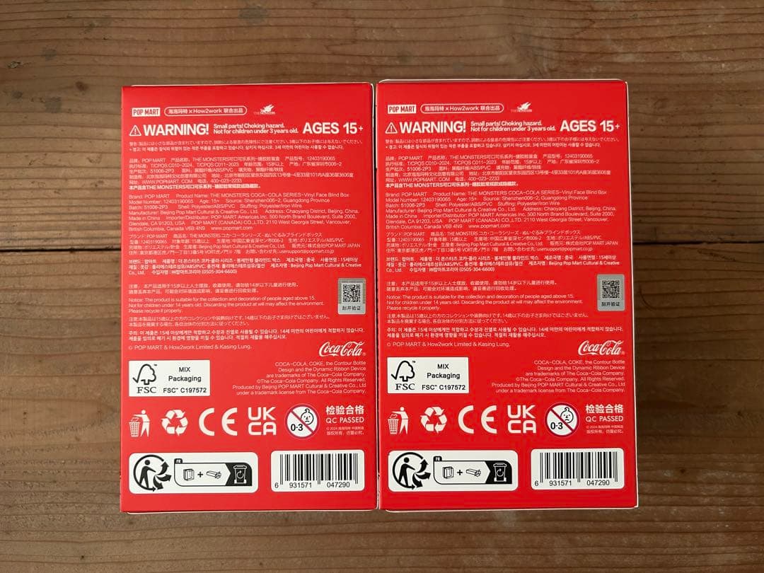 新品未開封】 ラブブ LABUBU コカコーラ　Coca-Cola 2個