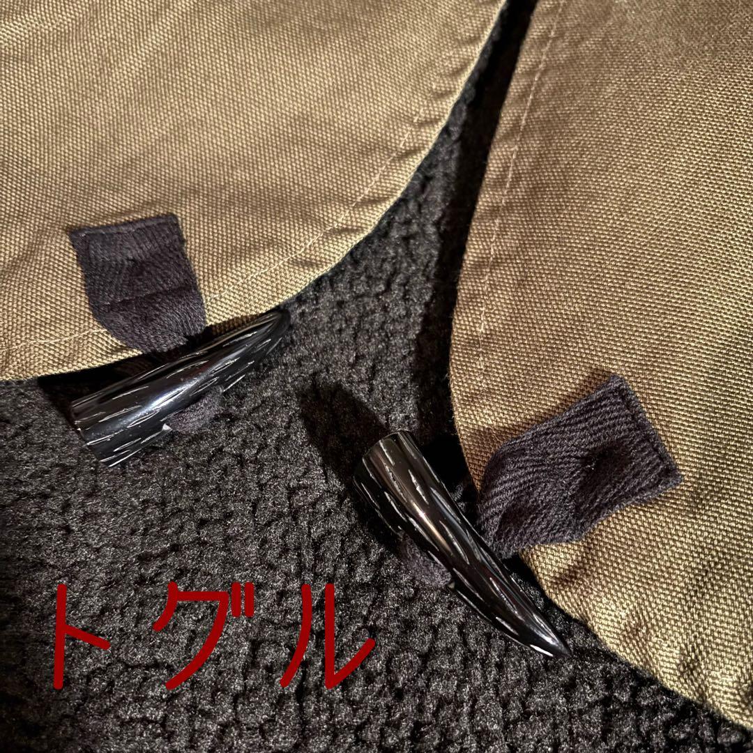 KAVU 極厚ボアブランケット 焚火マント　テンマクデザイン約156×98釣り