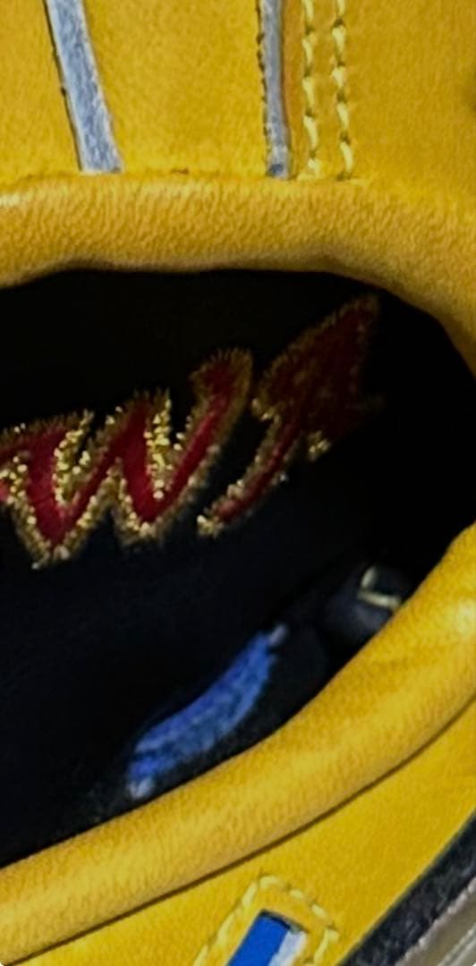 【中古】ミズノ　グローバルエリート　オーダー　一般外野手用　刺繍あり