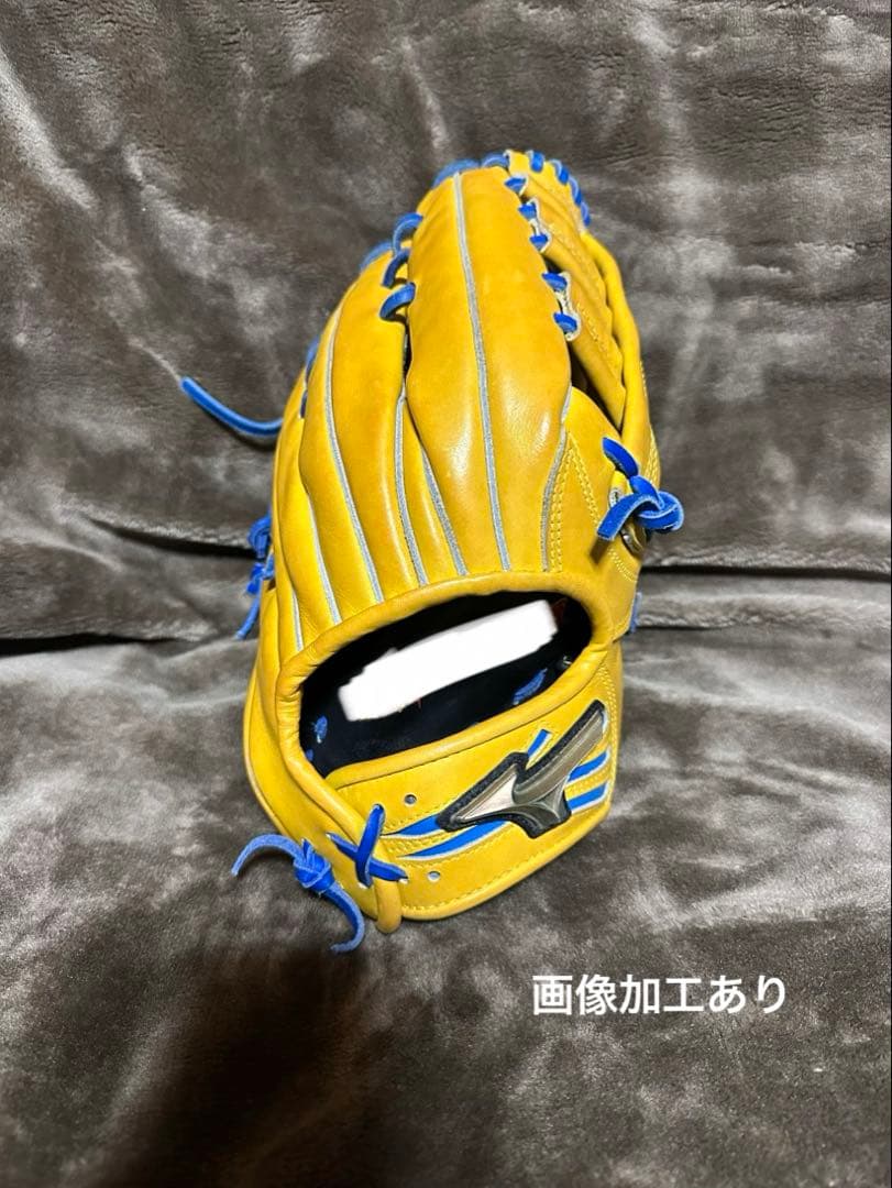 【中古】ミズノ　グローバルエリート　オーダー　一般外野手用　刺繍あり