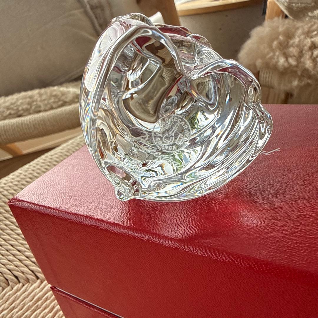 【新品未使用】 Baccarat 招き猫 クリスタルガラス